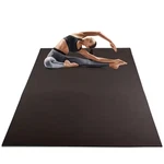 6 Ft. L X 4 W - 8mm Thick 24 Sq. Non-slip Yoga Exercise Workout Mat. Fixed Price $62.41.