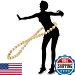 Rr Round Rich Design Solid Wood Massage Hoop Soothing Clicking Sound 5lb. Fixed Price $102.19.
