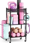 Yoga Mat Storage Rack, Home Gym Vopeak Workout Black. Fixed Price $73.22.