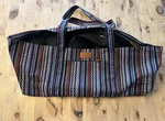 Elenture Cotton Canvas Yoga Mat Bag With A Multi-color Stripe Pattern. 26x12x8. Fixed Price $12.00.
