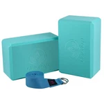 Clever Yoga Blocks 2 Pack With Strap - Lightweight Foam, Sweat Repelling. Fixed Price $46.19.