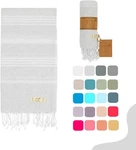 Yazz Turkish Cotton Beach Towel - Light Gray 39x71 In Absorbent. Fixed Price $8.99.