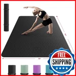 Hapbear Extra Large Yoga Mat 72"x48"x6mm Non-slip Thick For Home Workout & Pilat. Fixed Price $87.11.