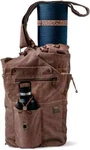 Wrasco Yoga Mat Bag For Women & Men Large Canvas And Large, Brown 2.0. Fixed Price $59.00.