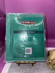 Peace Yoga 2-pack Turquoise Suede Towels 2x15 X24 Non-slip Ultra-absorbent. Fixed Price $7.49.