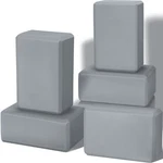 6 Pack Yoga Blocks 9 X 4 Inch Eva Foam Lightweight Non Slip Gray. Fixed Price $69.99.