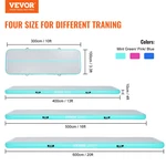 Gymnastics Air Mat, Mint Green. Fixed Price $130.77.