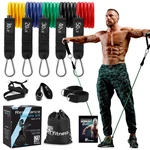 Xprt Fitness 11-piece Resistance Bands Set 150lb - Ultimate Home Gym Kit. Fixed Price $20.99.