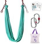 Aerial Yoga Hammock 5.5 Yards Premium Silk Fabric Swing For Antigravity Inver.... Fixed Price $70.64.