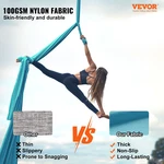 Aerial Silk & Yoga Swing, 11 Yards, Blue. Fixed Price $88.35.