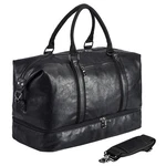 Weekender Overnight Bag Carry On Travel With Shoe Pouch Color Black. Fixed Price $57.81.