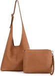 Montana West Hobo Bags Purse For Women Ultra Soft Classic-caramel Brown. Fixed Price $35.94.
