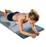 Gogokiwi Foldable Travel Yoga Mat 1/4 - 1/2 Inch Thick, Adjustable Non Slip. Fixed Price $38.00.