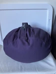 Hugger Mugger Zafu Meditation Cushion Round Dark Plum Purple. Fixed Price $55.00.
