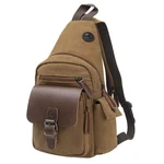 Suikihum Canvas Sling Bag For Women 9.5x13.4x4.7 Inches/24x12x34 Cm, Coffee. Fixed Price $28.17.