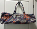 Kindfolk Yoga Mat Bag Canvas Colorful Paisley Boho Chic Zippered & Pocket. Fixed Price $49.99.
