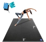 Yoga Mat 9mm 7 X5 Extra Large Non Slip Exercise Home Gym Black 12x6/9x6/7x5/6x4. Fixed Price $179.99.