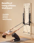 Wall Mounted Pilates Reformer - Maple Wood Springboard With Resistance Springs,. Fixed Price $565.79.