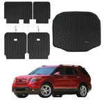 Asinri Cargo Mat With Backrest For 2015-2017 2018 2019 Ford Explorer, Tpe. Fixed Price $90.00.