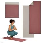 Gaiam Reversible Yoga Mat, Pink Khaki, 24" X 68" 5mm. Fixed Price $18.97.