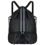 Drawstring Gym Bag With Shoe Compartment And Side Mesh Pockets, Waterproof Sp.... Fixed Price $16.31.
