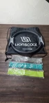 Lionscool 14" Pilates Ring Plus Bands Circle Black W Exercise Wall Poster & Bag. Fixed Price $15.99.