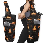 Fashion Printed Yoga Mat Bag Large Side Pocket Zipper Tote Fits Most. Fixed Price $39.37.