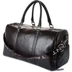 Talmont Dufflebag-brn Gym Bag Men's Duffle Leather Bag, Brown 17.7 In. Fixed Price $36.00.