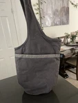 Ewedoos Yoga Mat Bag Canvas Gray Taupe Purple. Fixed Price $35.00.