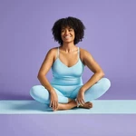 All In Motion Yoga Mat 3mm - Size: 68 X 24 Blue. Fixed Price $25.63.