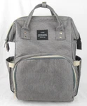 Land Oxford Cloth Waterproof Gray Diaper Bag Medium Size Backpack Mokaloo Style. Fixed Price $18.00.