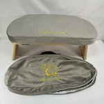 Monk & Llama Kneeling Meditation Bench With Foldable Legs Cushion Case. Fixed Price $45.00.