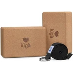 Yoga Blocks 2 Pack With Strap Non Slip High Density 9"x6"x3" Solid & Cork Yog.... Fixed Price $38.24.