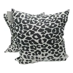 Austin Horn Set Of 2 Leopard Pillows 19x19 Schumacher Linen Luxury Usa. Fixed Price $199.99.