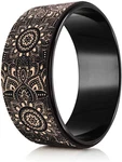 Eco Yoga Wheel - Extra Strength Padded Mandala Black For Deeper Stretching. Fixed Price $133.99.