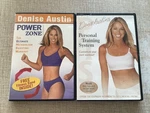 Denise Austin 2 Dvd Exercise Lot: Power Zone & Personal Training System Workout. Fixed Price $14.99.