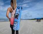 Recycled Yoga Bag Unisex Blue Upcycled Mat Ecofriendly Pilates. Fixed Price $15.00.