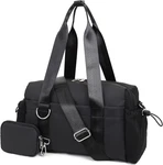 Everyday Mini Gym Bag Women 2.0 Tote Waterproof Travel Duffle Black Coin Wallet. Fixed Price $34.99.