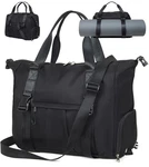 Gym Bag With Yoga Mat Holders, Carry On For Pilates Women & Men Laptop &.... Fixed Price $31.67.