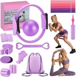 Pilates Kit For Home Workouts Equipment Set With Ring, Ball, Resistanc. Fixed Price $48.57.