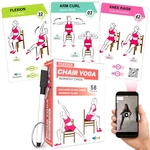 Flexies Chair Yoga Workout Cards: 58 Seated Exercises, Video, Strength, Flex. Fixed Price $22.87.