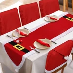Windkream Christmas Chair Covers Set Of 6 With Table Runner.... Fixed Price $31.70.