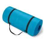Amazon Basics 74x24 1-inch Yoga Mat Extra Thick Aqua Carrying Strap. Fixed Price $59.99.