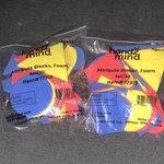 Hand2mind Attribute Blocks Foam Set Of 30 Ages 3+ Age Level 77316 2 Sets. Fixed Price $25.00.