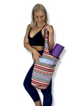 Yoga Mat Carrying Tote Bag Large Pockets Multipurpose Fits Most Mats. Fixed Price $39.99.