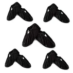 Plasmaller 5 Pairs Non Slip Washable Reusable Shoes Covers For Large Black. Fixed Price $24.67.