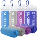 Sukeen 4 Pack Cooling Towel 40"x12",ice Towel,soft Breathable Chilly Towel,mi.... Fixed Price $30.69.