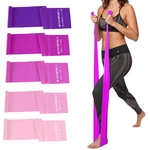 Lianjindun 5-pcs Resistance Bands Set - Latex-free For Yoga, Pilates, Rehab. Fixed Price $25.48.