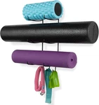 Wallniture Guru Yoga Mat Holder Wall Mount With 3 Hooks For Hanging Strap,. Fixed Price $20.41.