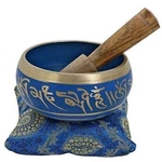 4" Meditation Om Mani Padme Hum Peace Free Wooden Striker&cushion Made In Nepal. Fixed Price $23.99.